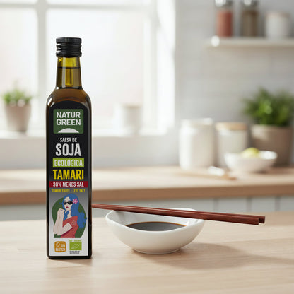 Tamari à teneur réduite en sel bio NaturGreen 500 ml