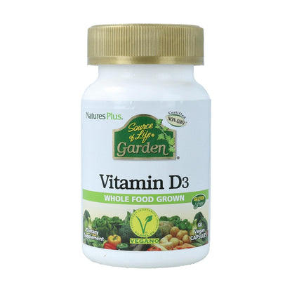 Vitamine D3 Garden Nature's Plus, 60 comprimés