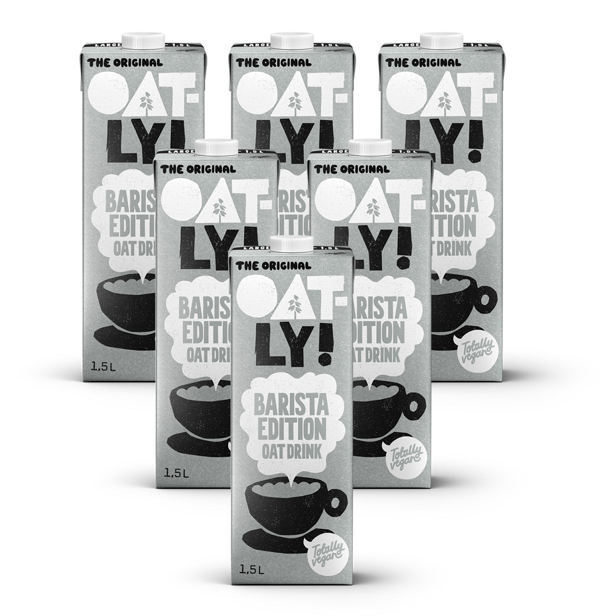 6er-Pack Oatly Barista Haferdrink 1,5 l