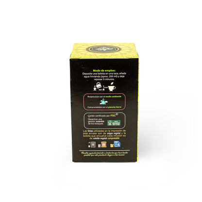 Infusion gingembre et citron Artemis Bio, 20 sachets de thé