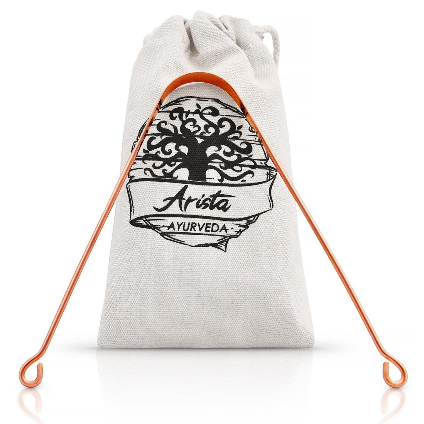 Zungenschaber aus Kupfer Arista Ayurveda