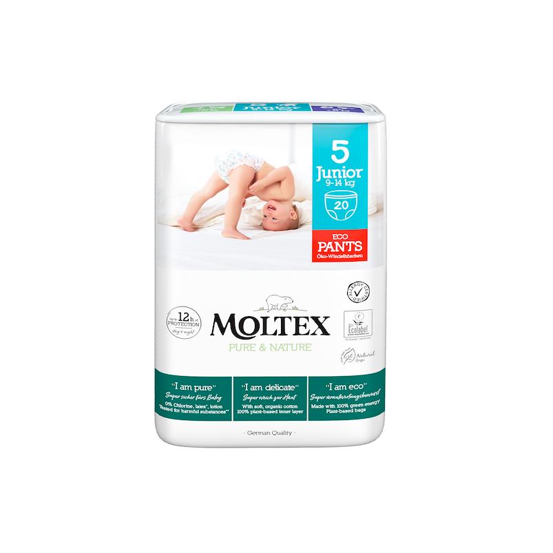 SPECJALNA PROMOCJA Pieluchy Moltex Pure & Nature T5 (9-14 kg), 40 szt.