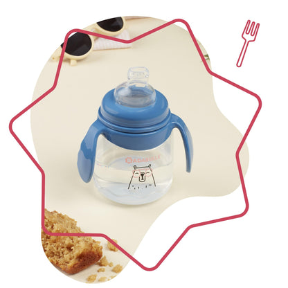 Set of 2 Badabulle anti-leak cups