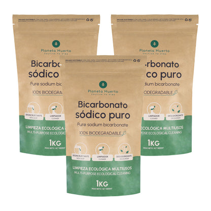 Pack 3xBicarbonate de soude Planeta Huerto 1 Kg