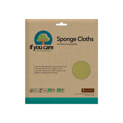 Lingettes superabsorbantes If you care, 5 unités