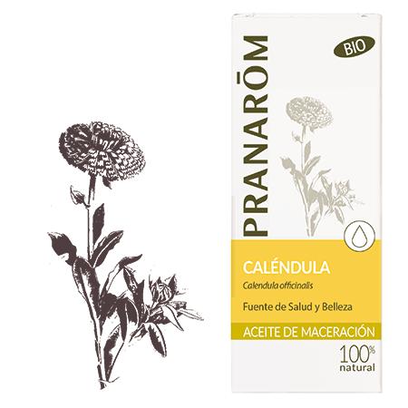 Vegetabilisk olja med ringblomma, ekologisk, Pranarôm, 50 ml