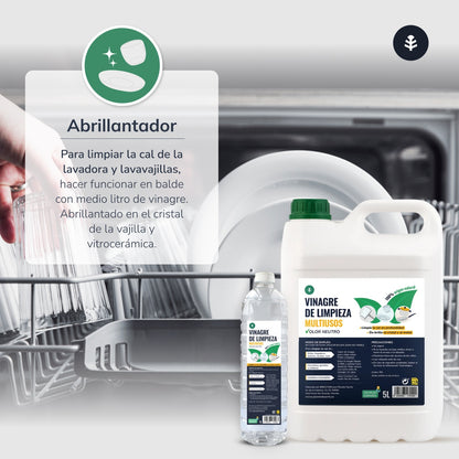Aceto di pulizia bianco 5L Planeta Huerto