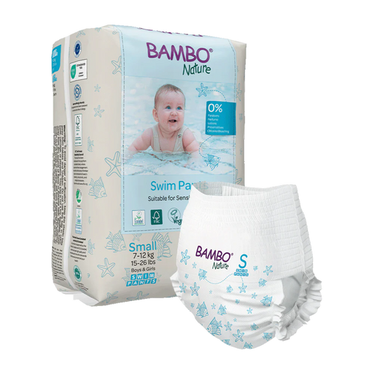 Pañales Pants para Agua Bambo Nature Talla S (7-12 Kg) Bambo Nature 12 uds