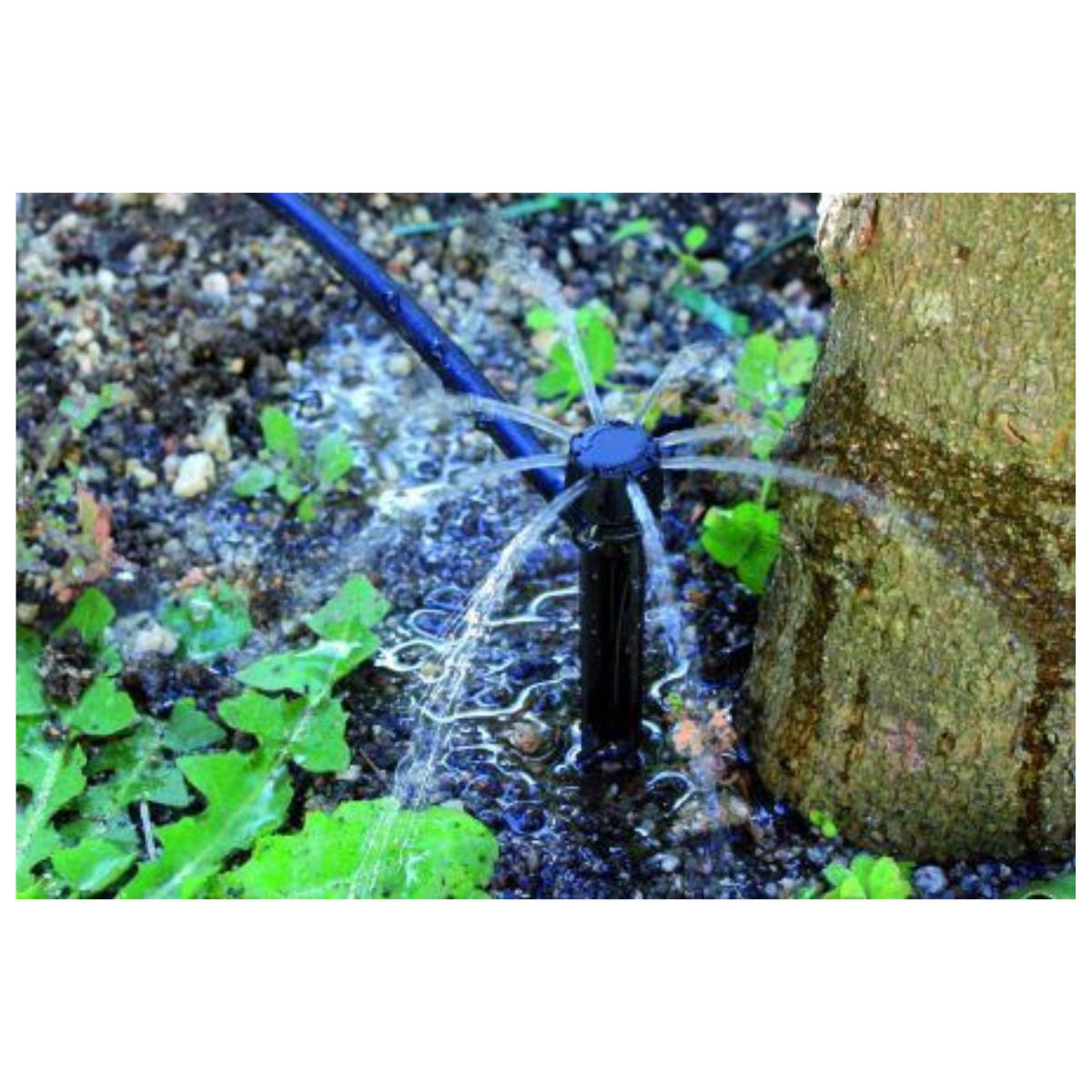 Regulowany kroplownik 0-70 l/h z kołkiem Planeta Huerto 10 szt.