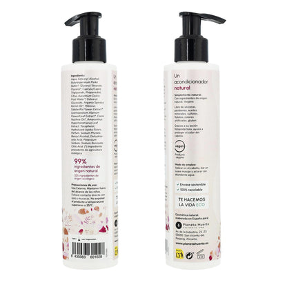 Hibiscus Flower Pack: Shine-enhancing shampoo 500 ml + Shower gel 500 ml + Shine-restoring conditioner 200 ml Planeta Huerto
