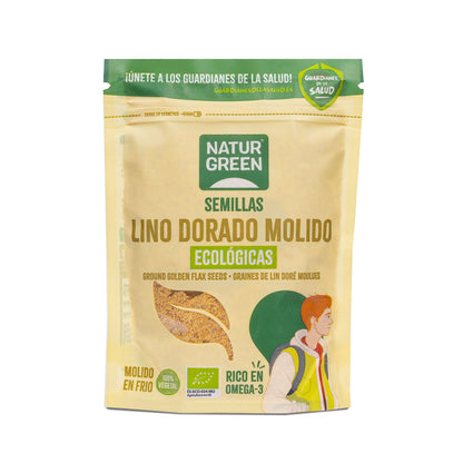 Graines de lin doré moulues biologiques NaturGreen 150 g