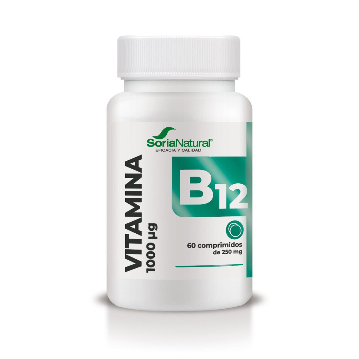 Vitamine B12 à libération prolongée, Soria Natural, 60 comprimés