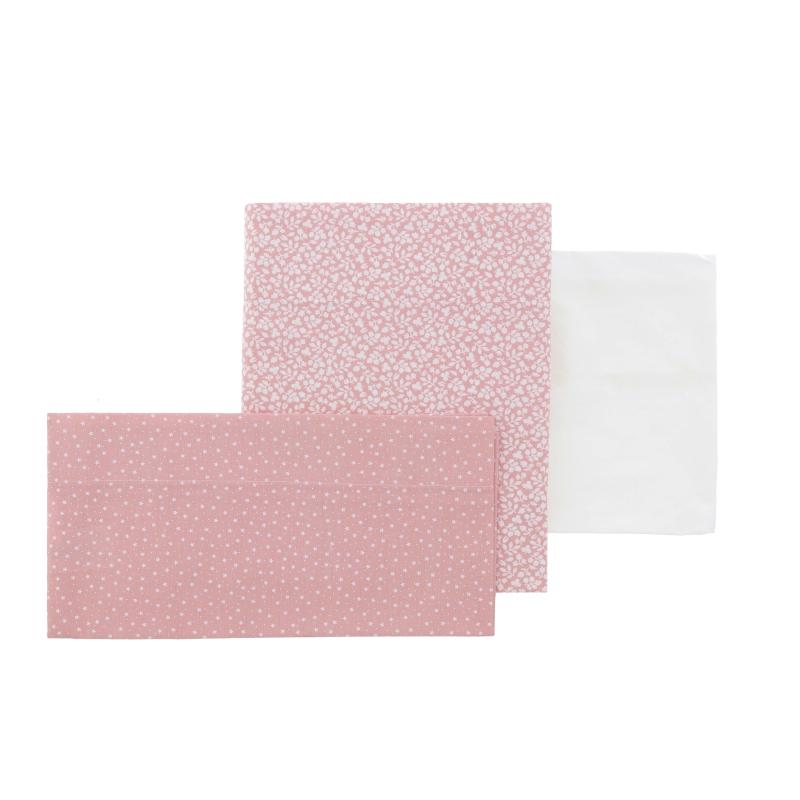 Lakentje voor minicrib 3-delig Forest Cambrass Forest Rosa