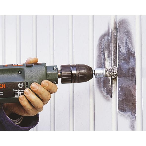 Metalowa szczotka do wiertarek, trzpień sześciokątny 1/4" (6,35 mm) Ø 25 mm