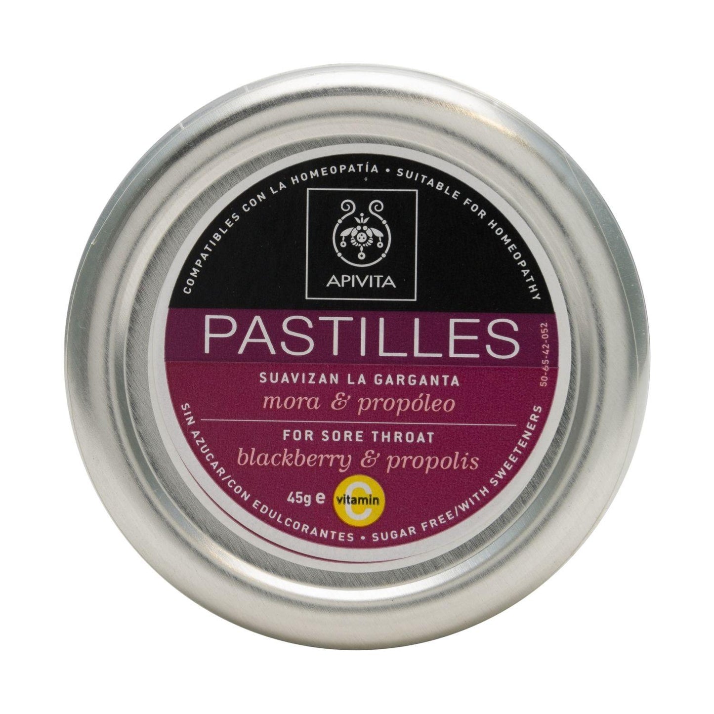 Pastiglie per il mal di gola con mora e propoli 45 g