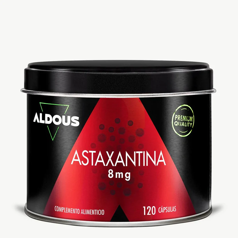 Reines natürliches Astaxanthin 8 mg, 160 mg Astaxanthin-reiches Öl Aldous Bio 120 Kapseln