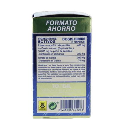 Mariendistel im Sparformat, Tongil, 80 Kapseln