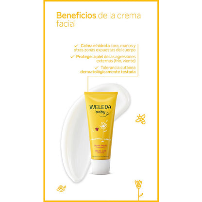 Weleda Calendula-Gesichtscreme für Babys, 50 ml