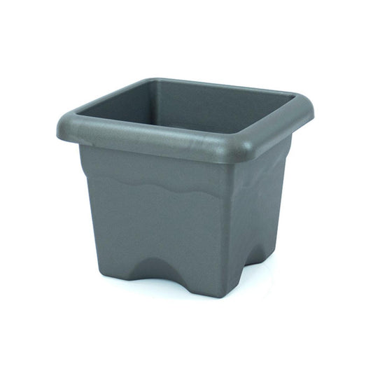 Pot carré couleur anthracite  33 x 33 x 27