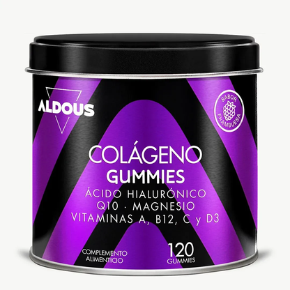 Hydrolysiertes Kollagen mit Hyaluronsäure, Coenzym Q10, Zink und Vitaminen Aldous Bio 120 Kapseln