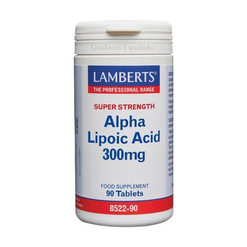 Kwas alfa-liponowy 300 mg Lamberts, 90 tabletek