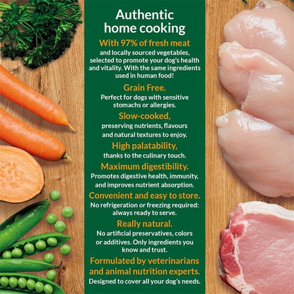 Arquivet Fresh Home Pork Stew Nassfutter für Hunde mit Schweinefleisch 280 g