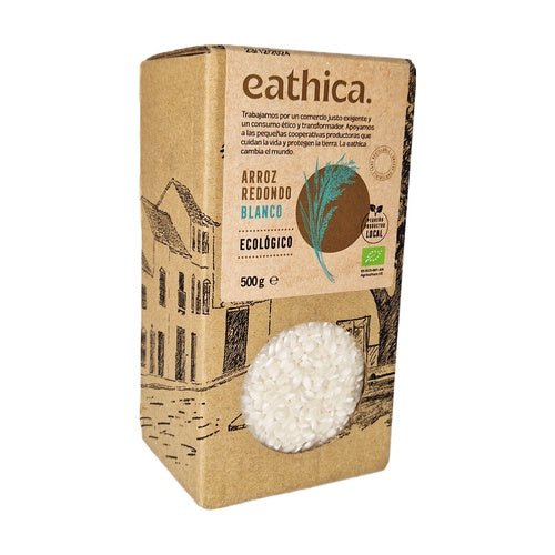Eathica ekologisk rundkornig ris, speciellt för risotto, 500 g