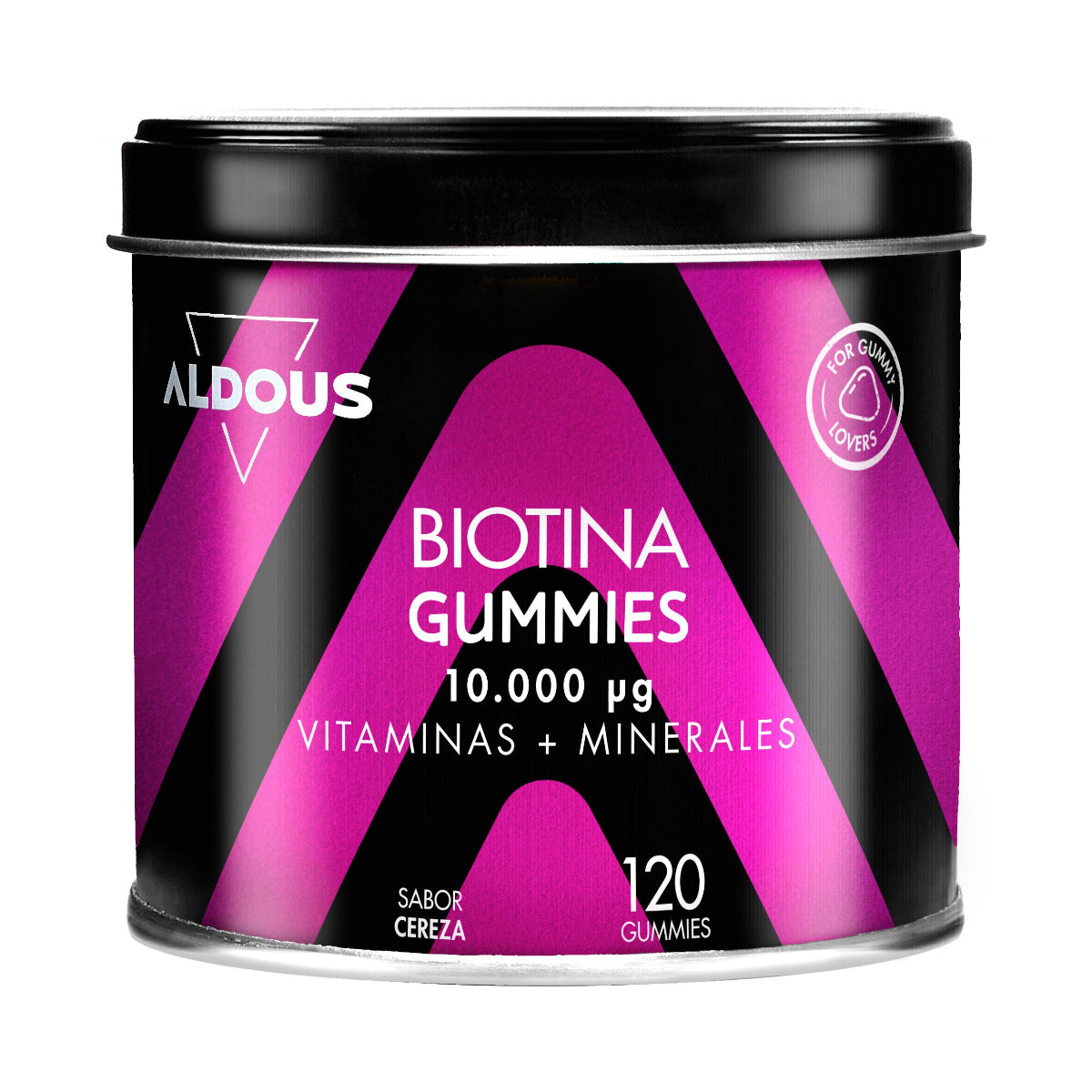 Bonbons gélifiés à la biotine Aldous 120 gummies