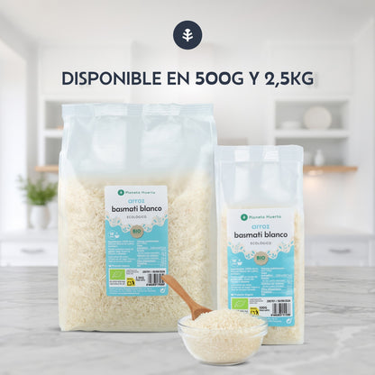 Witte Basmatirijst ECO Planeta Huerto 2,5 kg