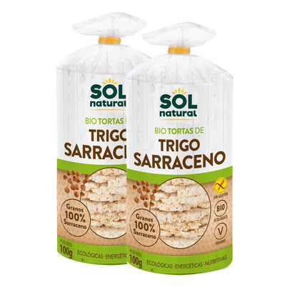 Opakowanie 2x Bezglutenowe naleśniki z kaszy gryczanej bio Sol Natural 100 g