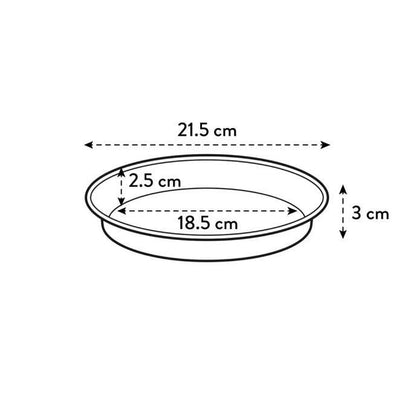Plateau pot Green Basics Elho Terra 14 cm