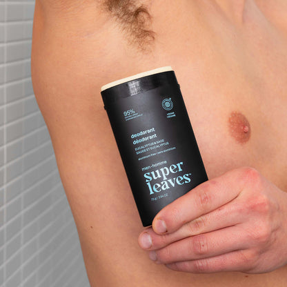 Super leaves men Déodorant Eucalyptus & Sauge 75 g