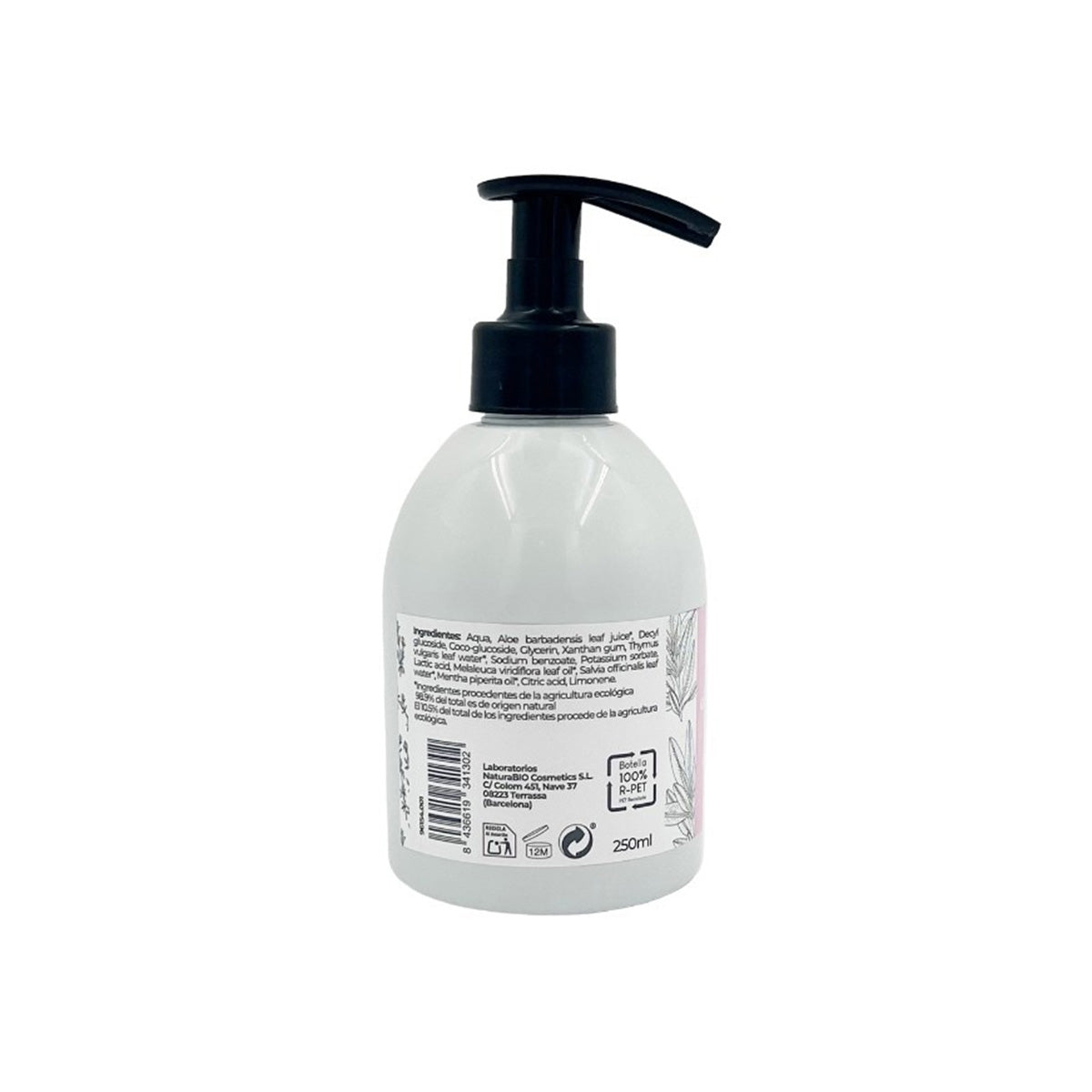 Gel per l'igiene intima Salvia & Timo Bio NaturaBIO 250 ml