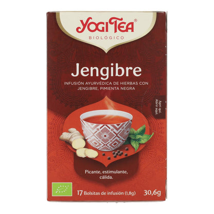 Thé Yogi BIO Gingembre, 17 sachets