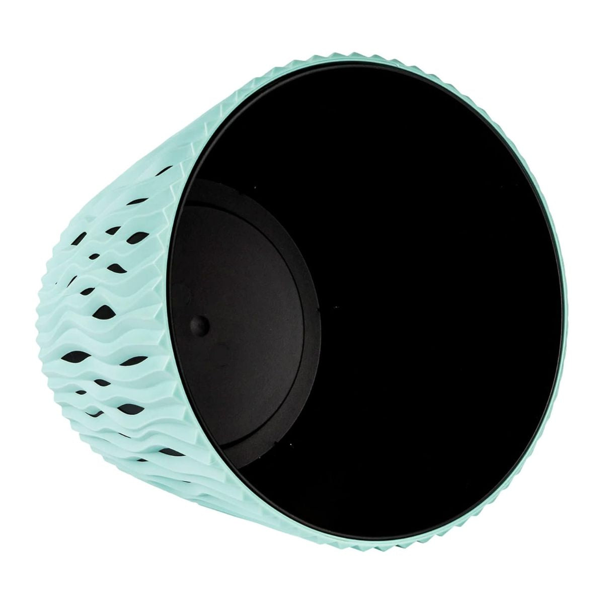 Vaso Duna con inserto turchese D 22 x 19