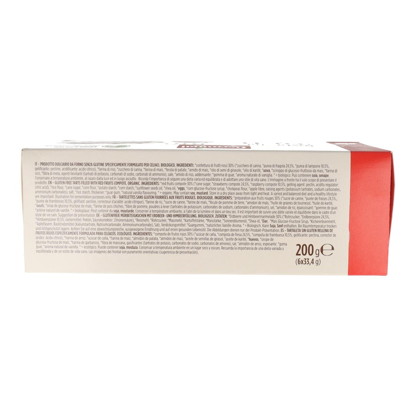 Glutenfreie Tarte mit roten Früchten von Germinali 200 g