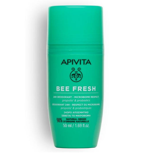 Deodorant med doft Bee Fresh Roll-on 24h Apivita 50 ml