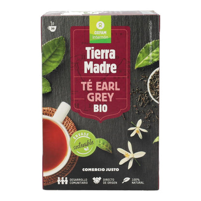 Thé noir bio Earl Grey Fair Trade Tierra Madre Oxfam Intermón 40 g
