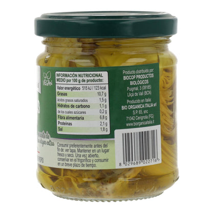Artichauts grillés à l'huile Bemeter Bio Organica Italia 190 g