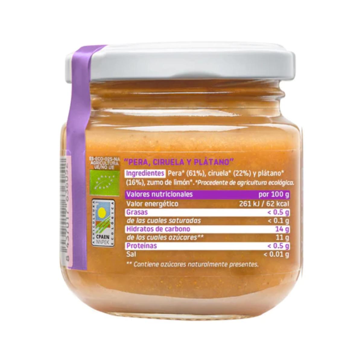 PROMO 3x Vasetto BIO Pera, Prugna e Banana +6 mesi Smileat 130 g