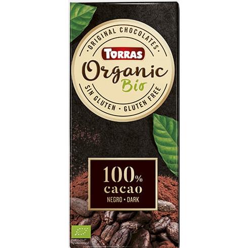 Torras 100% Organic Vegan Dark Chocolate 100 g