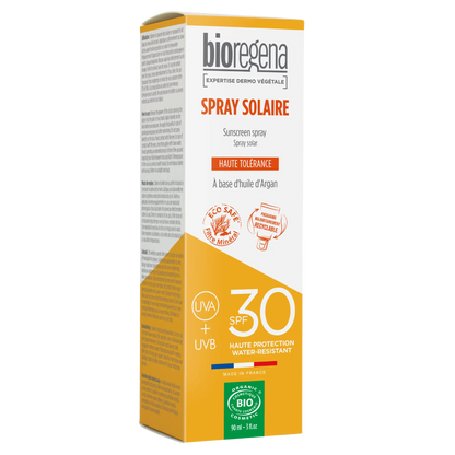Solskyddsspray SPF 30 Hypoallergenisk Bioregena 90 ml