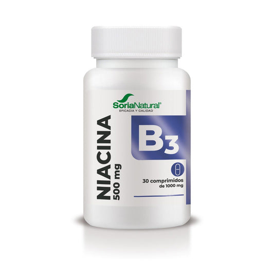 Vitamine B3 Lib. Sostenida, Soria Natural, 30 comprimés