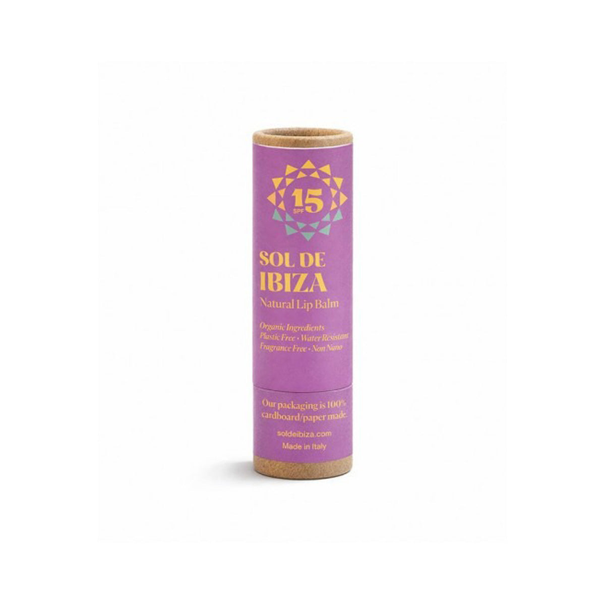 Plastfri läppbalsam SPF15 Sol de Ibiza 5 g