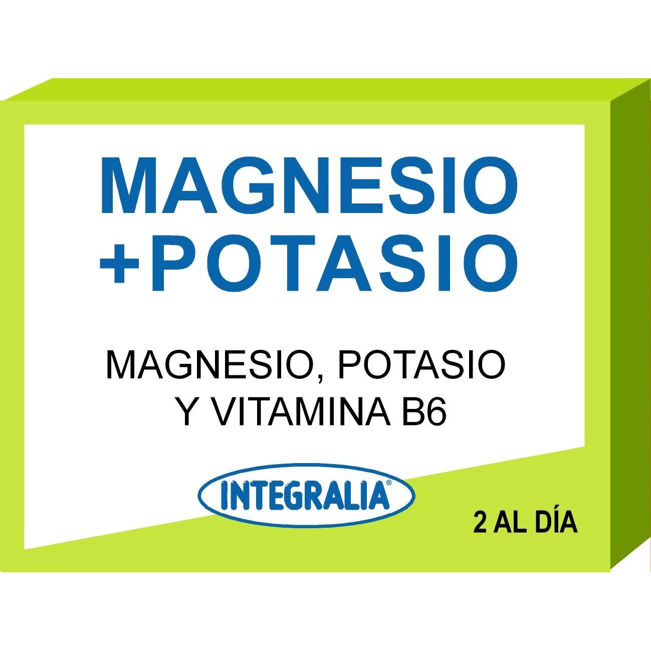 Magnésium + Potassium + Vitamine  B6 Integralia 60 gélules