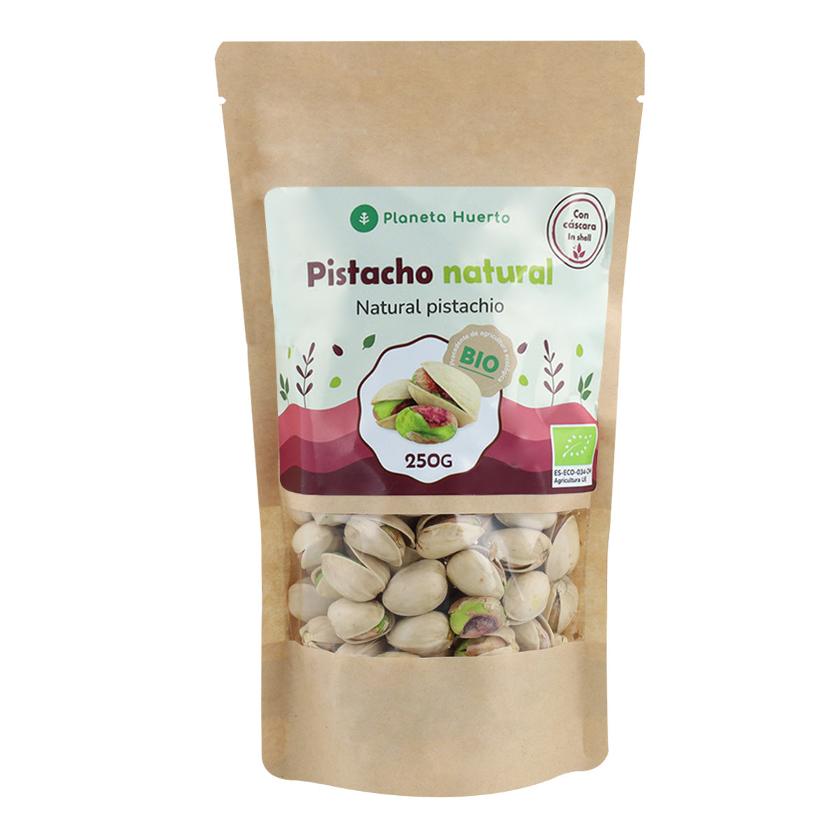 Pistache en coque naturelle ECO Planeta Huerto 250 g