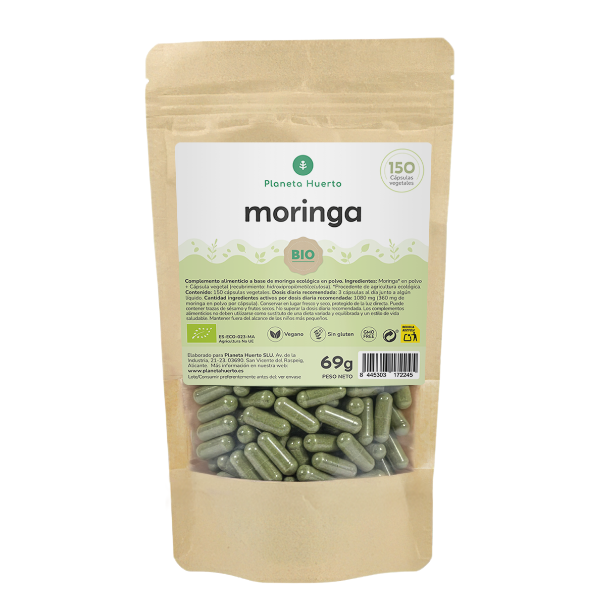 Moringa biologica Planet Garden 150 capsule