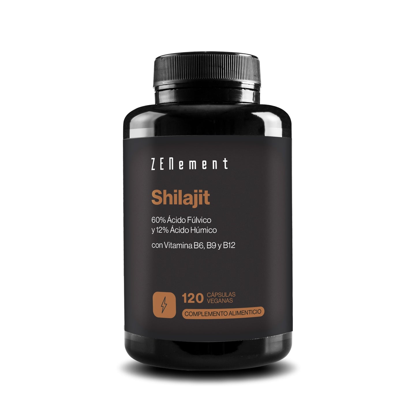 Shilajit  met vitamine B6, B9 en B12  Zenement 120 capsules