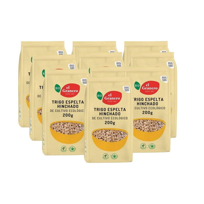 10er-Packung Bio-Dinkel-Puffreis El Granero, 200 g