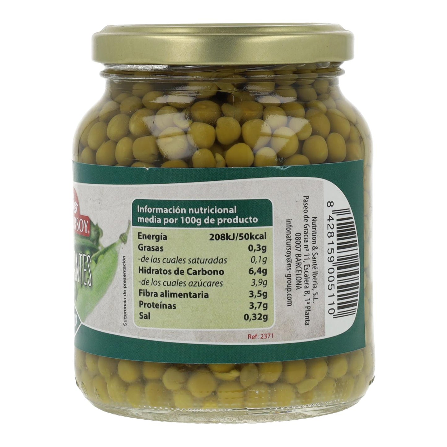 Pois ECO, 350 g. Natursoy